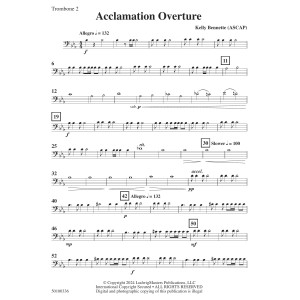 Acclamation Overture - Trombone 2