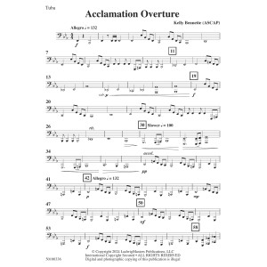 Acclamation Overture - Tuba