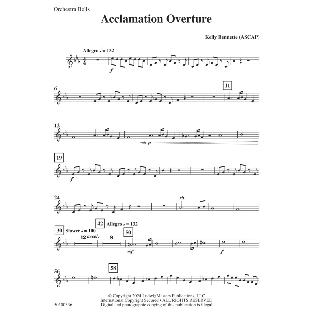 Acclamation Overture - Orchestra Bells
