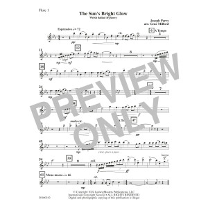 The Sun's Bright Glow (arr. Gene Milford) - Flute 1