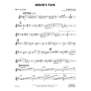 Bernie's Tune (arr. Ronnie Cuber) - Part 2 - Alto Sax