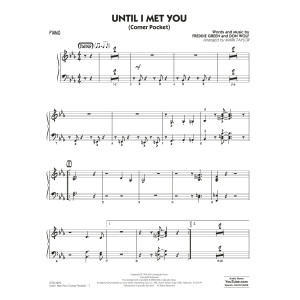 Until I Met You (Corner Pocket) (arr. Mark Taylor) - Piano
