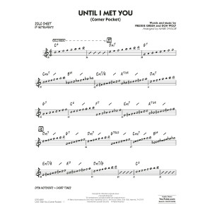 Until I Met You (Corner Pocket) (arr. Mark Taylor) - Eb Solo Sheet
