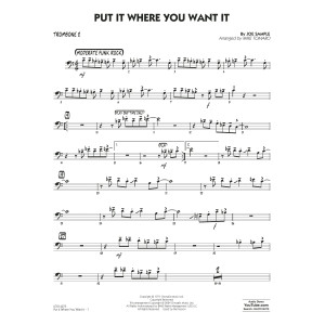 Put It Where You Want It (arr. Mike Tomaro) - Trombone 2
