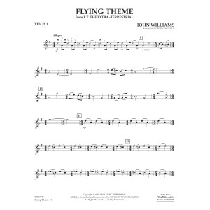 Flying Theme (from E.T.) (arr. Robert Longfield) - Violin 1
