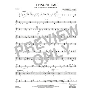 Flying Theme (from E.T.) (arr. Robert Longfield) - Violin 2