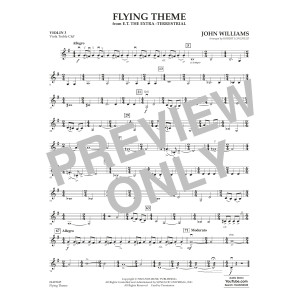 Flying Theme (from E.T.) (arr. Robert Longfield) - Violin 3 (Viola Treble Clef)