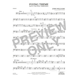 Flying Theme (from E.T.) (arr. Robert Longfield) - Cello