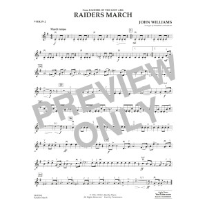 Raiders March (arr. Robert Longfield) - Violin 2
