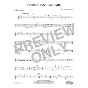 Triumphant Fanfare - Pt.2 - Eb Alto Saxophone