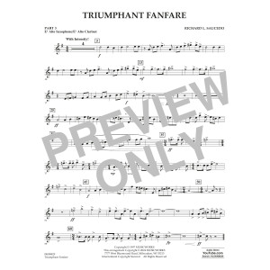 Triumphant Fanfare - Pt.3 - Eb Alto Sax/Alto Clar.