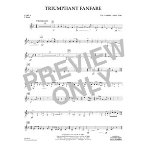 Triumphant Fanfare - Pt.4 - F Horn