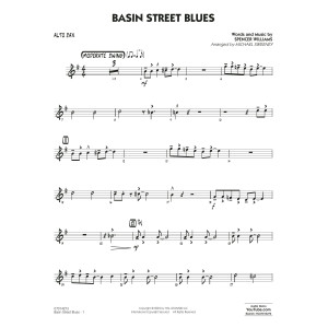Basin Street Blues (arr. Michael Sweeney) - Alto Sax