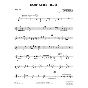Basin Street Blues (arr. Michael Sweeney) - Tenor Sax