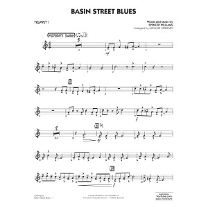 Basin Street Blues (arr. Michael Sweeney) - Trumpet 1