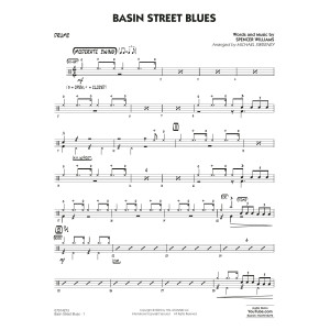 Basin Street Blues (arr. Michael Sweeney) - Drums