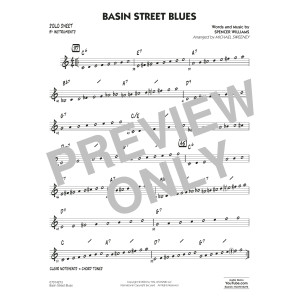Basin Street Blues (arr. Michael Sweeney) - Bb Solo Sheet