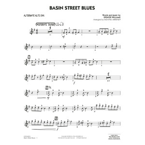 Basin Street Blues (arr. Michael Sweeney) - Alternate Alto Sax