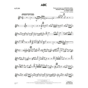 ABC (arr. Mike Tomaro) - Alto Sax