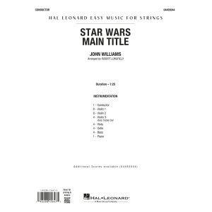 Star Wars (Main Title) (arr. Robert Longfield) - Conductor Score (Full Score)