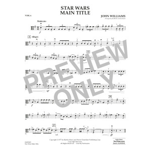 Star Wars (Main Title) (arr. Robert Longfield) - Viola