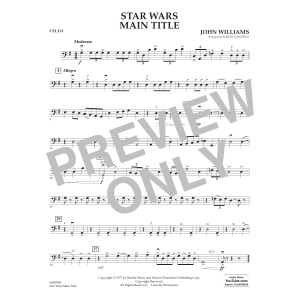 Star Wars (Main Title) (arr. Robert Longfield) - Cello