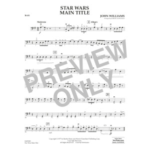Star Wars (Main Title) (arr. Robert Longfield) - Bass