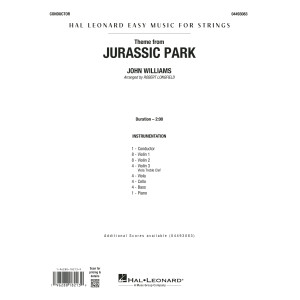 Theme from Jurassic Park (arr. Robert Longfield) - Conductor Score (Full Score)