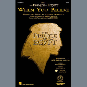 When You Believe (from The Prince Of Egypt) (arr. Audrey Snyder)