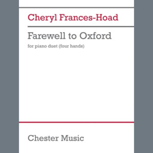 Farewell to Oxford