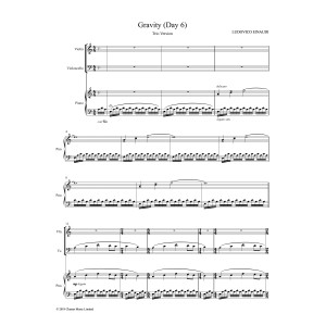 Gravity (Day 6) - Piano Score