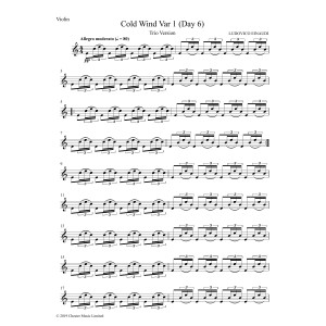 Cold Wind Var. 1 (Day 6) - Violin