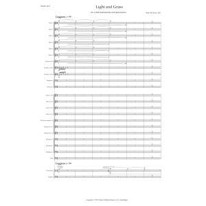 Light And Grass - Full Score