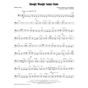 Boogie Woogie Santa Claus (arr. Greg Jasperse) - String Bass