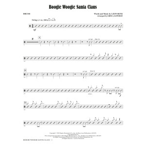 Boogie Woogie Santa Claus (arr. Greg Jasperse) - Drums