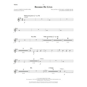 Because He Lives (arr. Joseph M. Martin) - Mallets