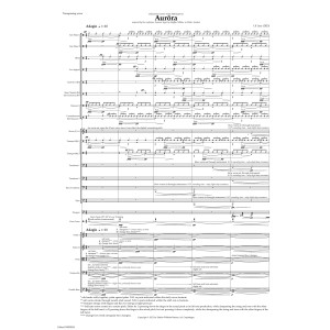 Aurora (version for 2 tpt, 3 tbn) - Full Score