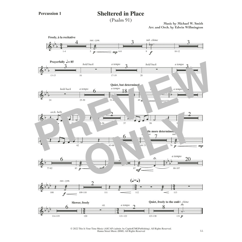 Sheltered In Place (arr. Edwin M. Willmington) - Bassoon