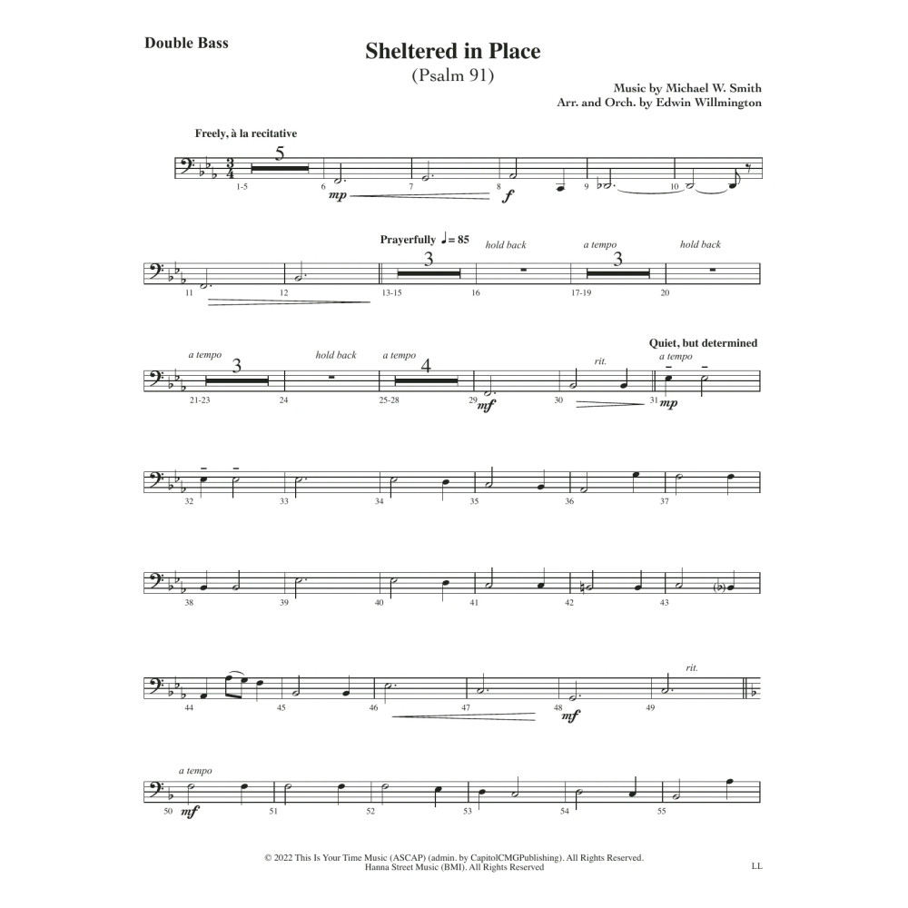 Sheltered In Place (arr. Edwin M. Willmington) - Cello