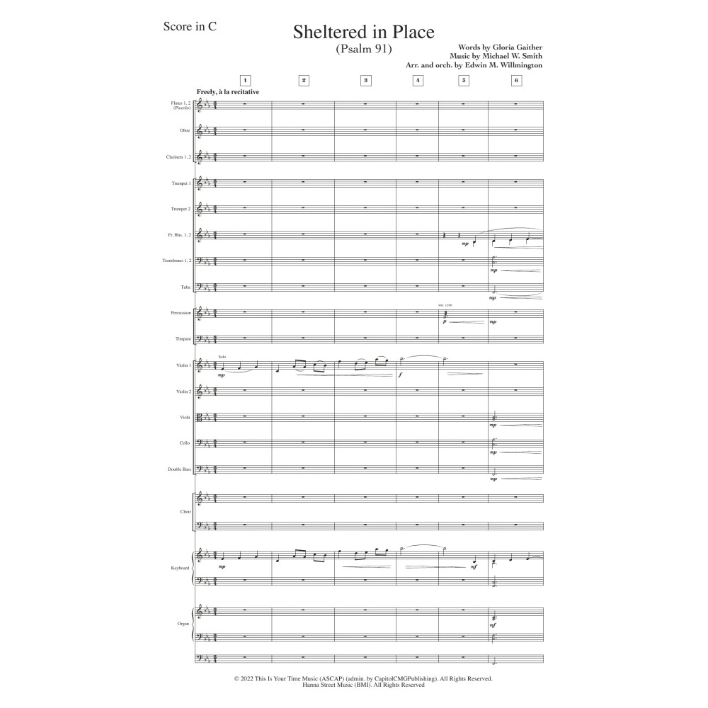 Sheltered In Place (arr. Edwin M. Willmington) - Organ