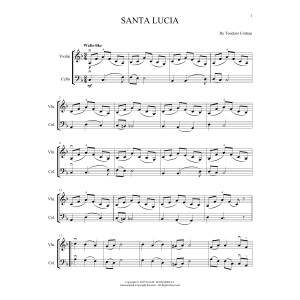 Santa Lucia (arr. Michelle Hynson)
