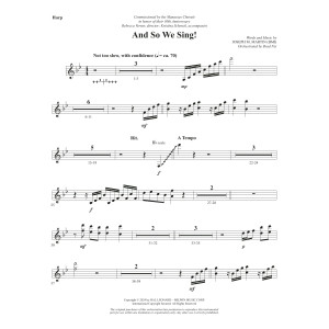 And So We Sing! - Harp