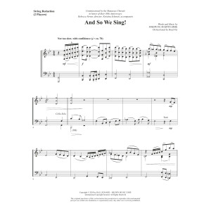 And So We Sing! - String Reduction