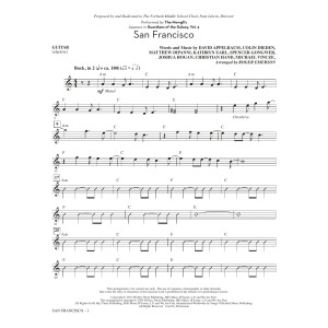San Francisco (arr. Roger Emerson) - Electric Guitar