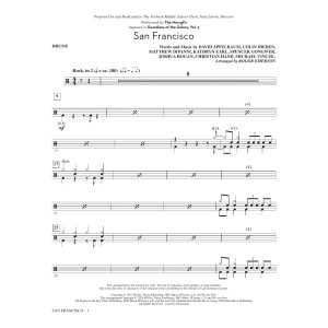 San Francisco (arr. Roger Emerson) - Drums