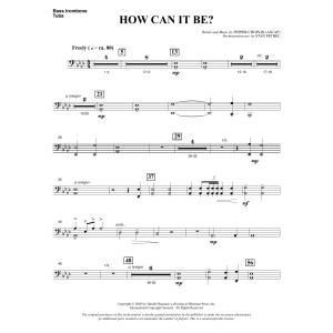 How Can It Be? - Bass Trombone/Tuba