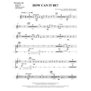 How Can It Be? - Percussion 1 & 2
