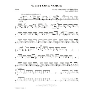 With One Voice - Drums
