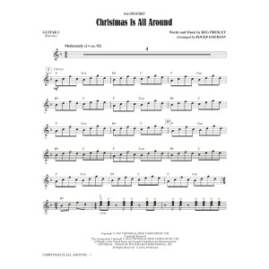 Christmas Is All Around (from Love Actually) (arr. Roger Emerson) - Electric Guitar 2
