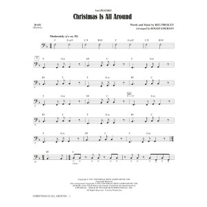 Christmas Is All Around (from Love Actually) (arr. Roger Emerson) - Bass
